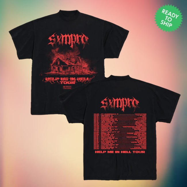 Sxmpra Store Merch Help Me In Hell Tee Sxmpra Store Merch Help Me In Hell Tee