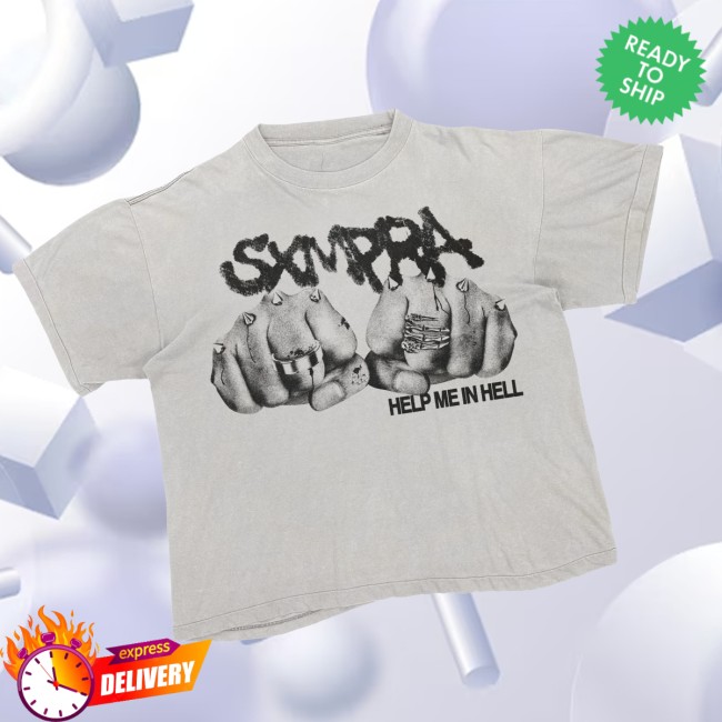 Sxmpra Store Merch Knuckles Help Me In Hell Tee Sxmpra Store Merch Knuckles Help Me In Hell Tee