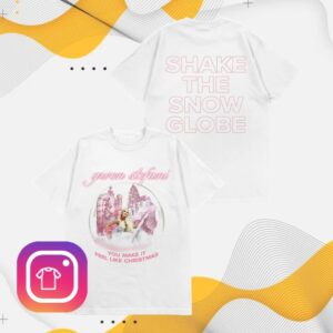 Gwen Stefani Store Merch Shake The Snow Globe White Tee
