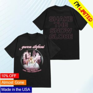 Gwen Stefani Store Merch Shake The Snow Globe Black Tee