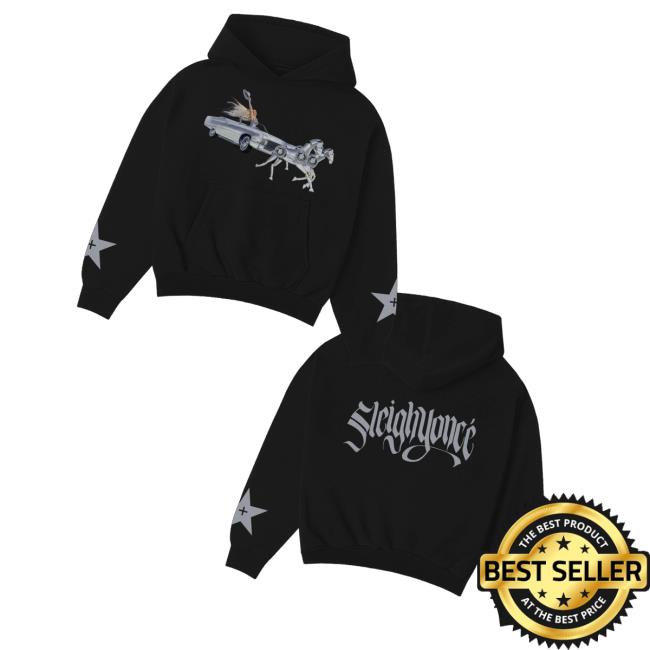 Beyonce Shop Merch Silver Sleigh Hoodie Beyonce Shop Merch Silver Sleigh Hoodie