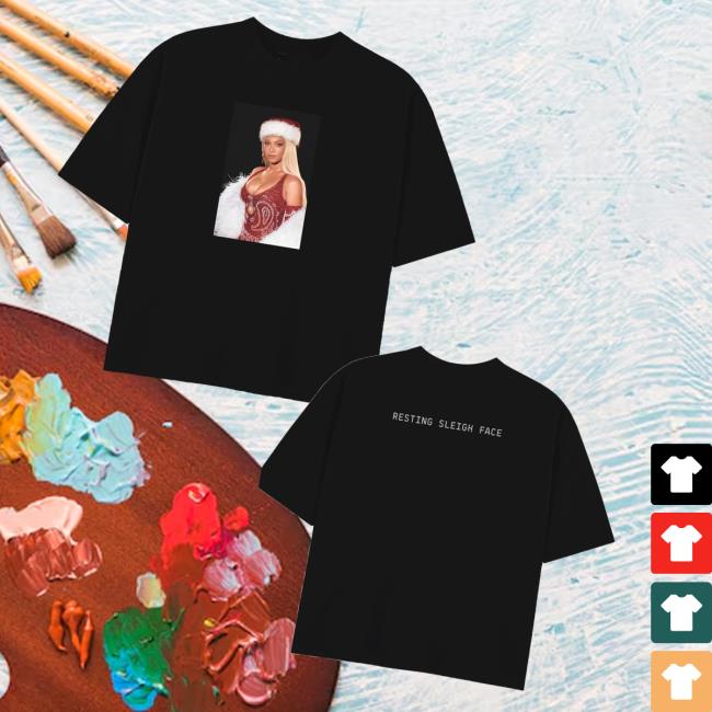 Beyonce Shop Merch Sleigh Face Tee Beyonce Shop Merch Sleigh Face Tee