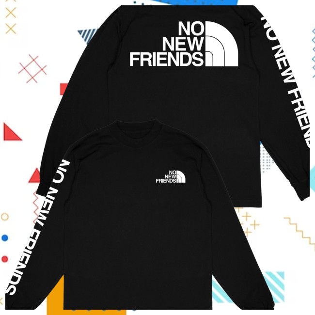 Saosin Store Merch No New Friends Long Sleeve Saosin Store Merch No New Friends Long Sleeve