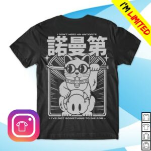 Normandie Store Merch Samurai Cat Tee