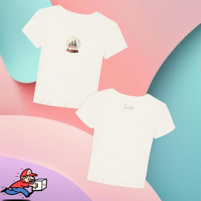 Laufey Music Store Merch Snow Globe Tee Laufey Music Store Merch Snow Globe Tee