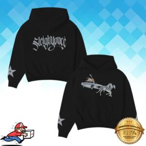 Beyonce Merch Store Silver Sleigh Hoodie