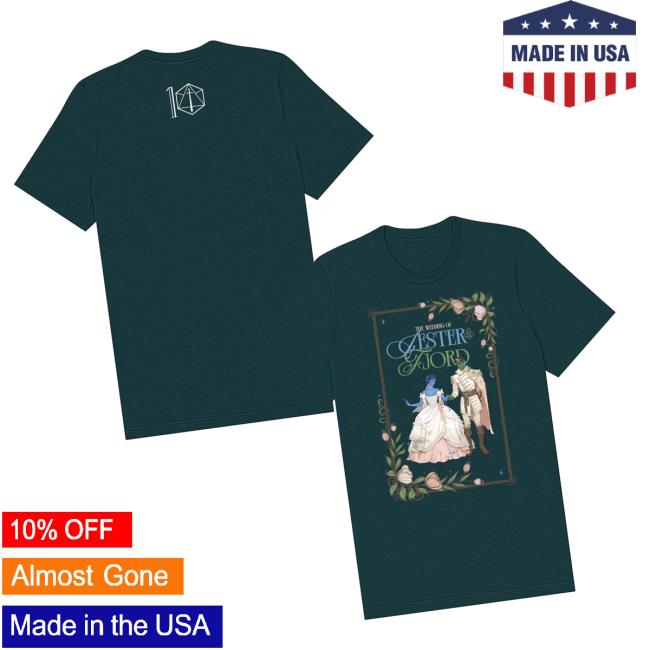 Critrole Merch Store Fjord Stone And Jester Lavorre Wedding T-Shirt Critrole Merch Store Fjord Stone And Jester Lavorre Wedding T-Shirt