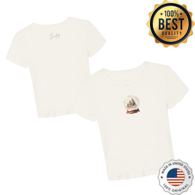 Laufey Merch Store Snow Globe Baby Tee Laufey Merch Store Snow Globe Baby Tee