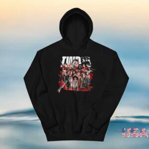 The Walking Dead Shop Merch The Walking Dead Hoodie 15Th Anniversary Character Mashup