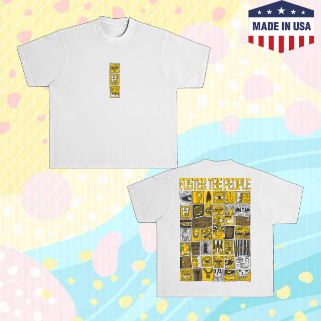 Foster The People Merch Store Block Tee Foster The People Merch Store Block Tee
