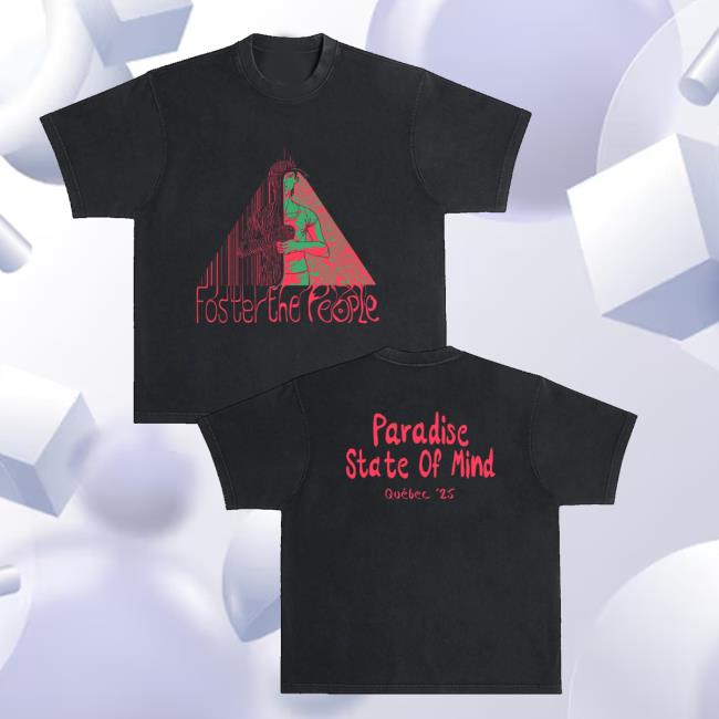 Foster The People Merch Store Foster The People Cigale Quebec Tee Foster The People Merch Store Foster The People Cigale Quebec Tee