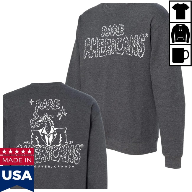 Rare Americans Store Merch Alfred Cloud Crewneck Rare Americans Store Merch Alfred Cloud Crewneck