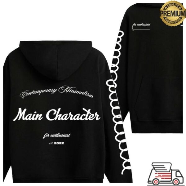 Main Character Store Merch Core Oversized Hoodie - Newest Fashion Trends