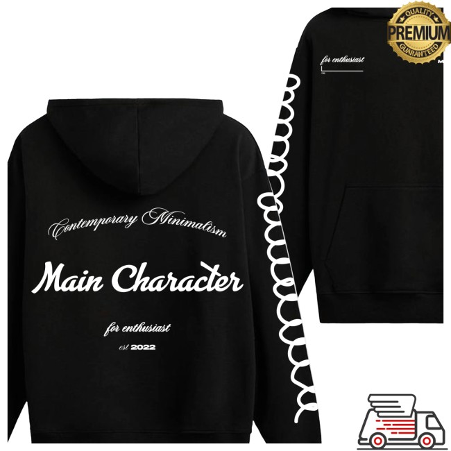 Main Character Store Merch Core Oversized Hoodie Main Character Store Merch Core Oversized Hoodie