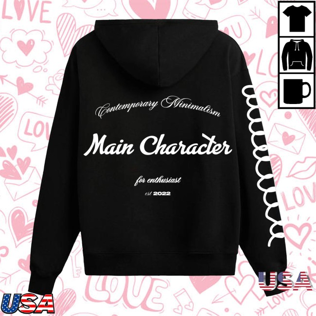 Main Character Store Merch Core Oversized Hoodie Main Character Store Merch Core Oversized Hoodie
