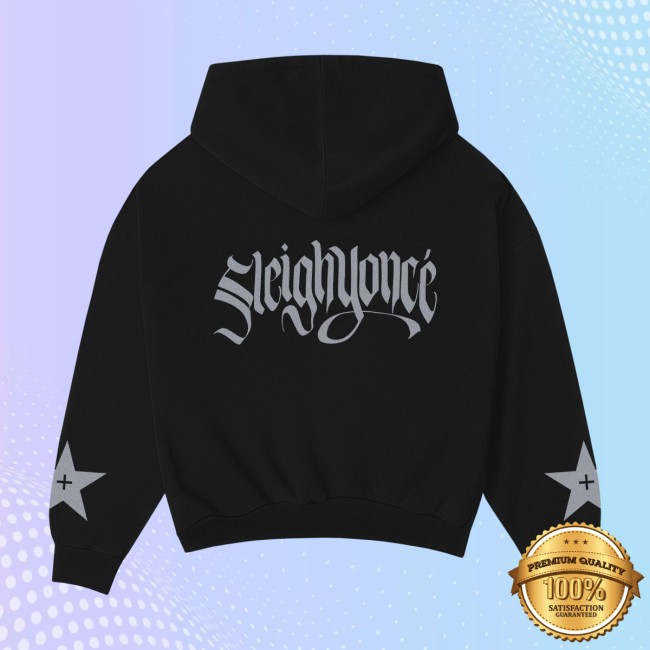 Beyonce Store Merch Silver Sleigh Hoodie Beyonce Store Merch Silver Sleigh Hoodie