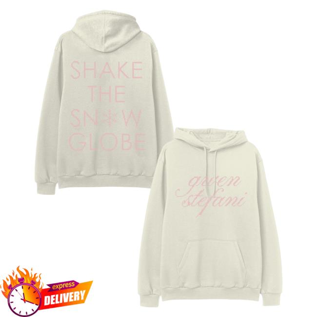Gwen Stefani Merch Store Shake The Snow Globe Hoodie Natural Gwen Stefani Merch Store Shake The Snow Globe Hoodie Natural
