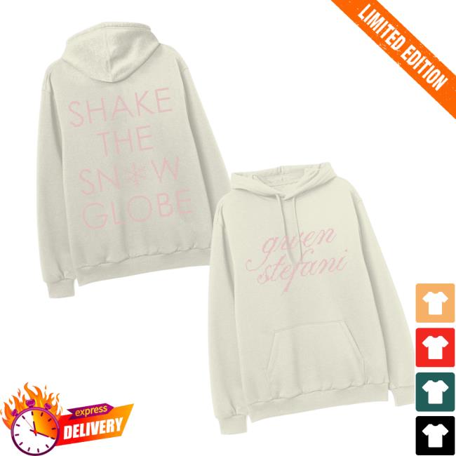Gwen Stefani Merch Store Shake The Snow Globe Hoodie Natural Gwen Stefani Merch Store Shake The Snow Globe Hoodie Natural