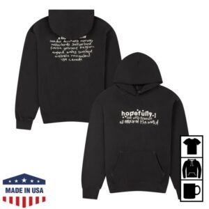 Loyle Carner Merch Store Hopefully Black Tour Hoodie