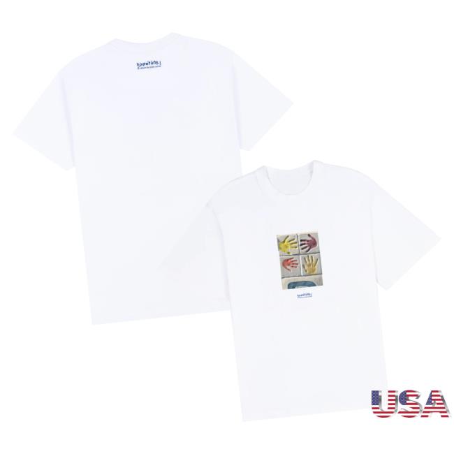 Loyle Carner Merch Store Hopefully Hands Graphic T-Shirt Loyle Carner Merch Store Hopefully Hands Graphic T-Shirt