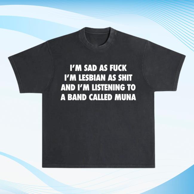 Whereismuna Merch Store I’m Listening To Muna Tee Whereismuna Merch Store I’m Listening To Muna Tee