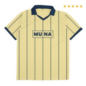 Whereismuna Merch Store Logo Soccer Jersey Yellow