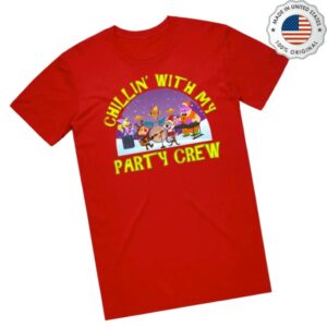 Chuck E Cheese Store Merch Chillin With My Party Crew Tee