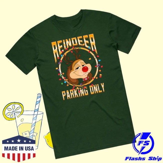 Chuck E Cheese Store Merch Reindeer Parking Only Tee Chuck E Cheese Store Merch Reindeer Parking Only Tee