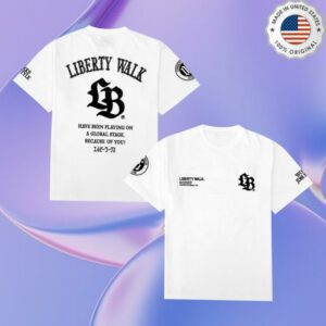 Lbwk Merch Store Lb Thorn Logo Embroidery Tee White