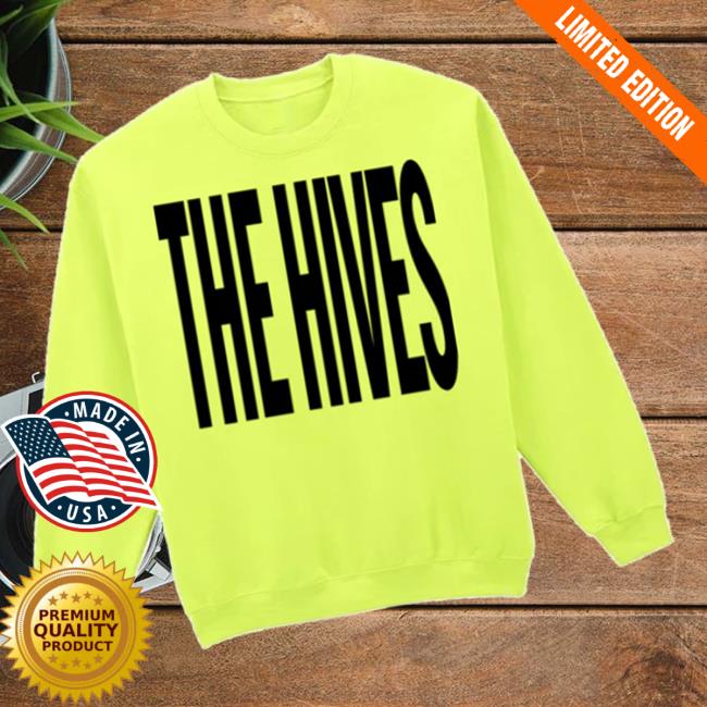 The Hives Merch Store Stretch Logo Neon Crewneck The Hives Merch Store Stretch Logo Neon Crewneck