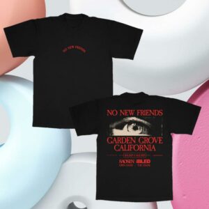 Saosin Merch Store No New Friends Lineup Tee