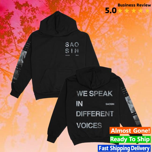 Saosin Merch Store Voices Hoodie Saosin Merch Store Voices Hoodie