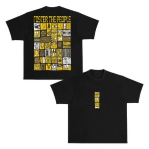 Foster The People Merch Store Block Tee Black