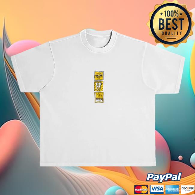 Foster The People Merch Store Block Tee White Foster The People Merch Store Block Tee White