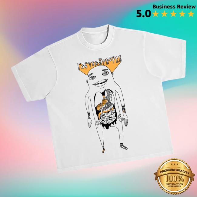 Foster The People Merch Store Shop Yellow Organ Tee Foster The People Merch Store Shop Yellow Organ Tee