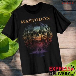 Mastodon Store Merch Split Zeus T-Shirt