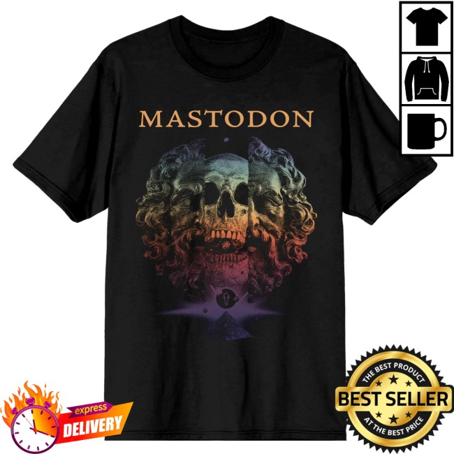 Mastodon Store Merch Split Zeus T-Shirt Mastodon Store Merch Split Zeus T-Shirt