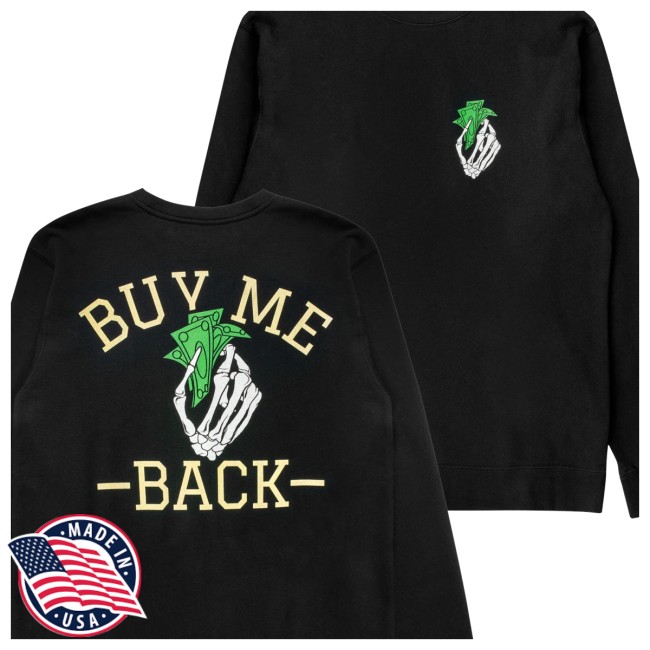 Call Of Duty Store Merch Call Of Duty Buy Me Back Black Crewneck Sweatshirt Call Of Duty Store Merch Call Of Duty Buy Me Back Black Crewneck Sweatshirt