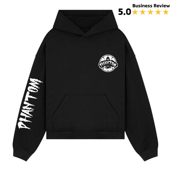 Unrivaled Store Merch Phantom Basketball Club Logo Black Hoodie Unrivaled Store Merch Phantom Basketball Club Logo Black Hoodie