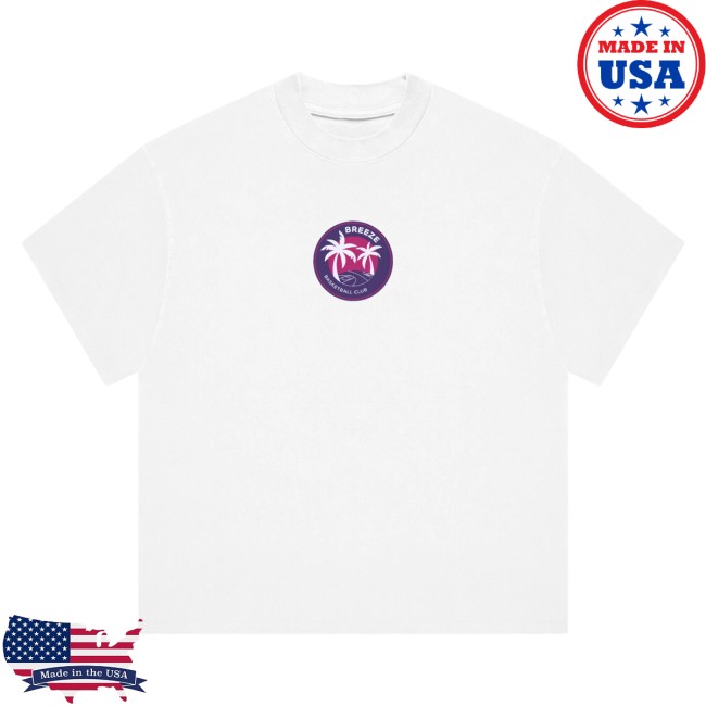 Unrivaled Store Merch Breeze Basketball Club White T-Shirt Unrivaled Store Merch Breeze Basketball Club White T-Shirt
