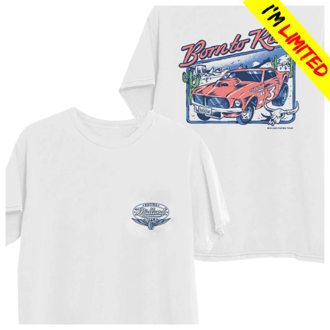 Midland Official Store Merch Born To Ride Tee Midland Official Store Merch Born To Ride Tee
