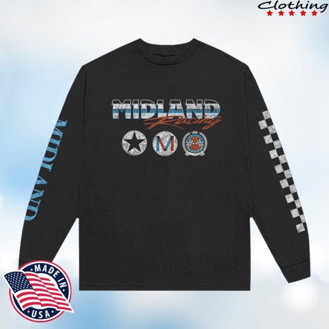 Midland Official Store Merch Runnin’ Wild Black Long Sleeve Midland Official Store Merch Runnin’ Wild Black Long Sleeve