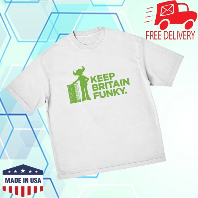 Jamiroquai Store Merch Keep Britain Funky T-Shirt Jamiroquai Store Merch Keep Britain Funky T-Shirt