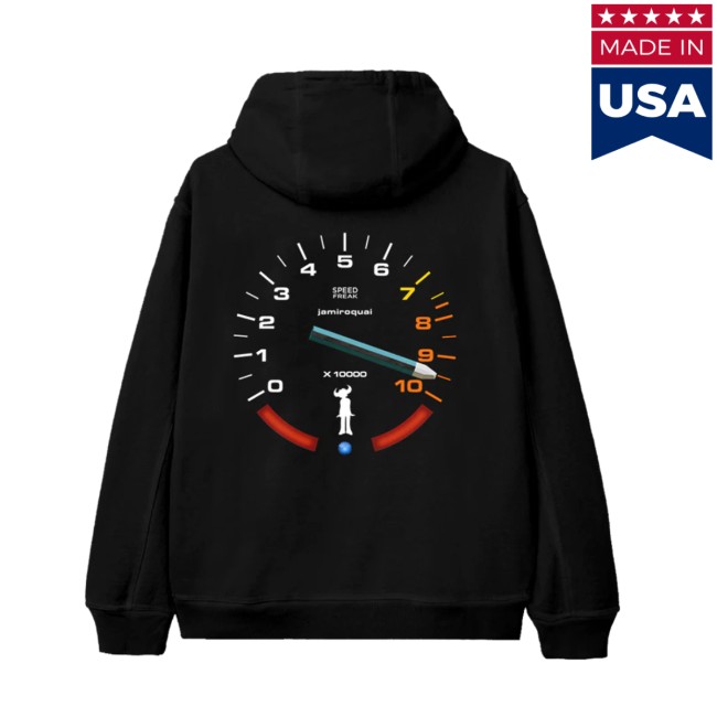 Jamiroquai Store Merch Speedometer Zip Hoodie Jamiroquai Store Merch Speedometer Zip Hoodie