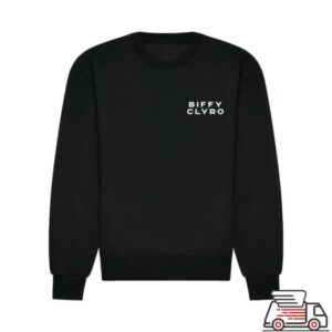 Biffy Clyro Store Merch Futique Circle Black Sweatshirt