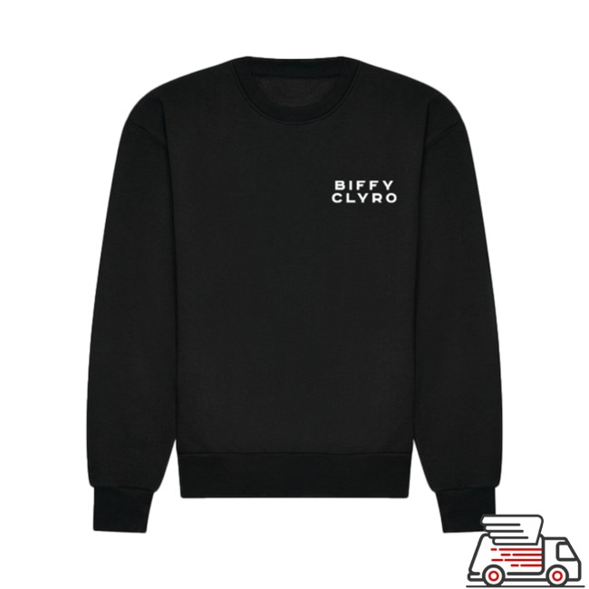 Biffy Clyro Store Merch Futique Circle Black Sweatshirt Biffy Clyro Store Merch Futique Circle Black Sweatshirt