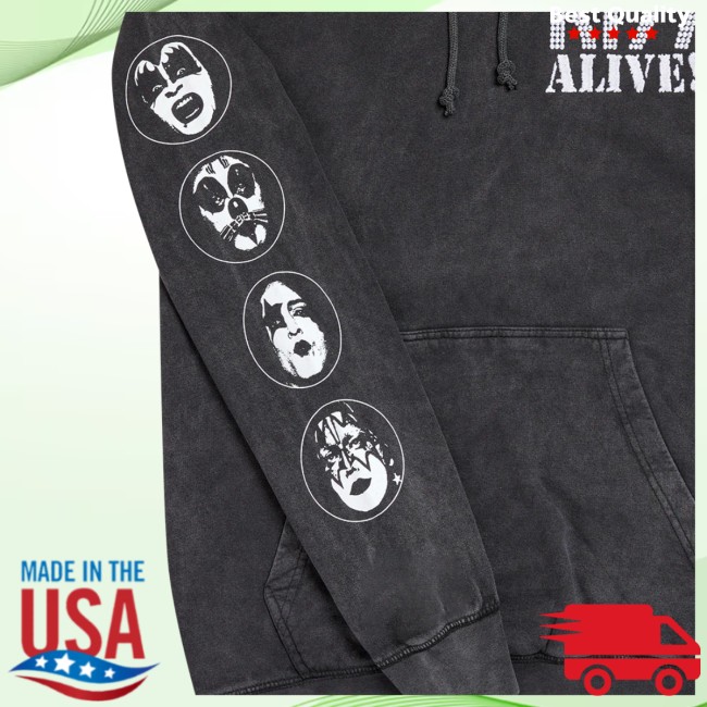 Kiss Official Store Merch Alive 50Th Anniversary Hoodie Sweatshirt Kiss Official Store Merch Alive 50Th Anniversary Hoodie Sweatshirt
