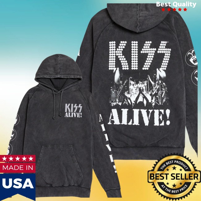 Kiss Official Store Merch Alive 50Th Anniversary Hoodie Sweatshirt Kiss Official Store Merch Alive 50Th Anniversary Hoodie Sweatshirt