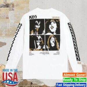Kiss Official Store Merch Alive 50Th Anniversary Long Sleeve