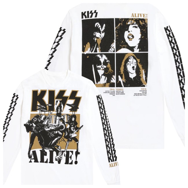 Kiss Official Store Merch Alive 50Th Anniversary Long Sleeve Kiss Official Store Merch Alive 50Th Anniversary Long Sleeve